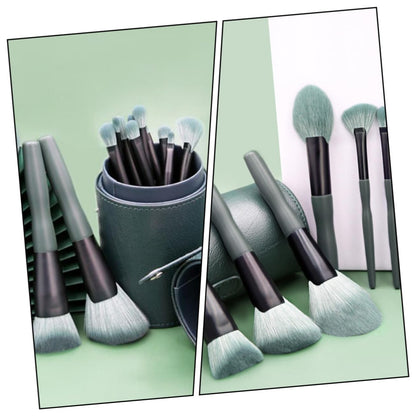 14Pcs Makeup Brush Cosmetics Accessory Makeup Tool Quality Material Brush Smooth Handle for Daily Professional Use