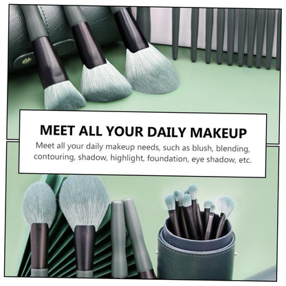 14Pcs Makeup Brush Cosmetics Accessory Makeup Tool Quality Material Brush Smooth Handle for Daily Professional Use